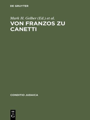 cover image of Von Franzos zu Canetti